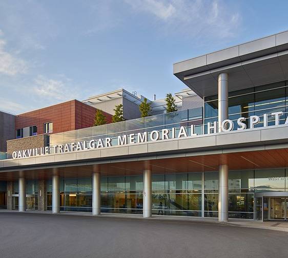 Exterior of the Oakville Hospital clinic
