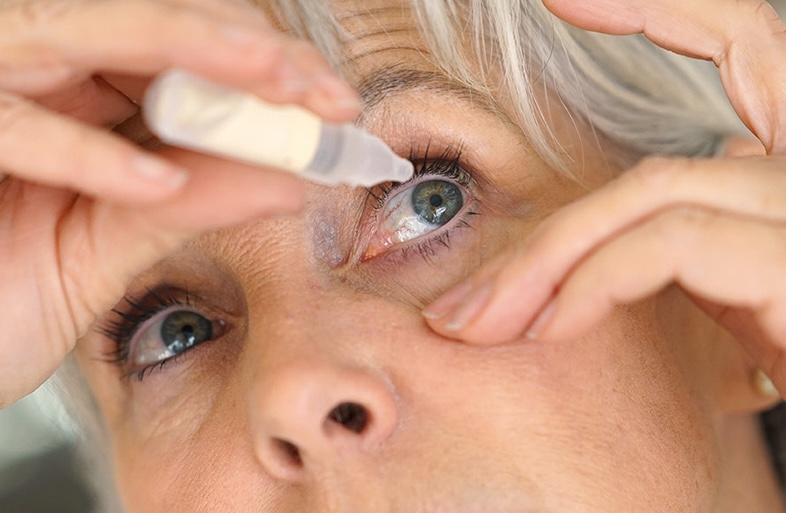 Team guiding patient during post-op visit